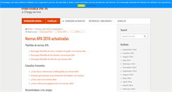 Desktop Screenshot of normasapa.com